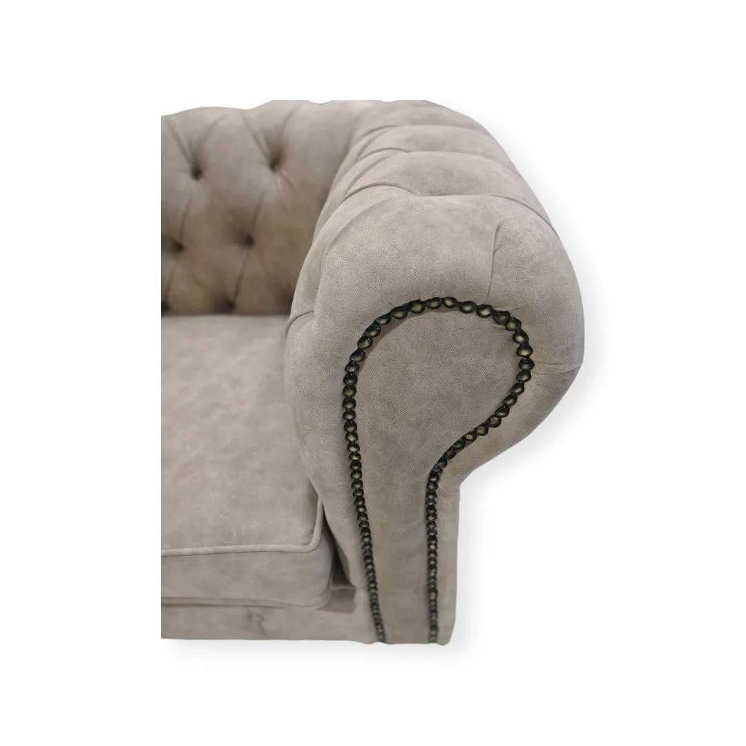 Chesterfield 3 Seater Oak