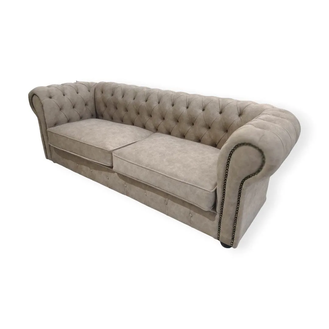 Chesterfield 3 Seater Oak