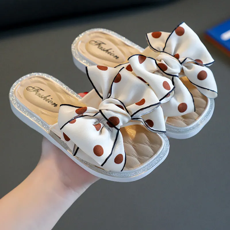 Children's Slippers Summer Home Indoor Non-Slip Girls' Baby Outdoor Fashion Soft Bottom Infant Princess Style Sandals