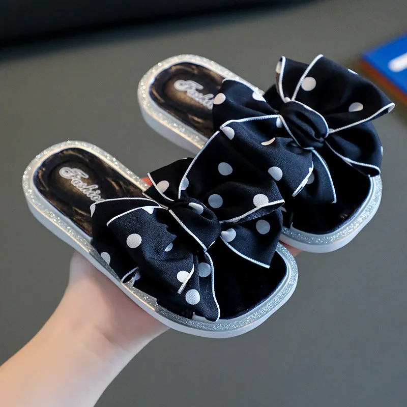 Children's Slippers Summer Home Indoor Non-Slip Girls' Baby Outdoor Fashion Soft Bottom Infant Princess Style Sandals