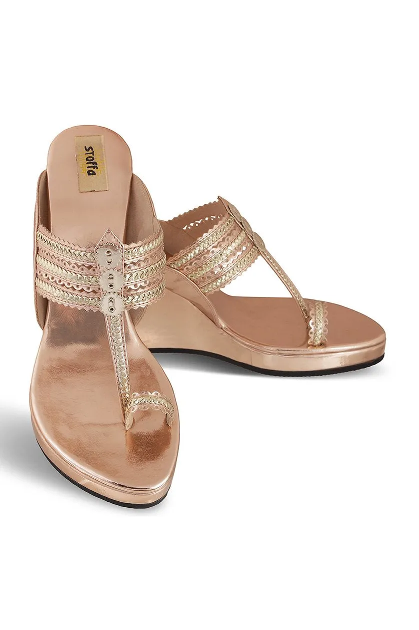 Classic High K Wedge Antique gold