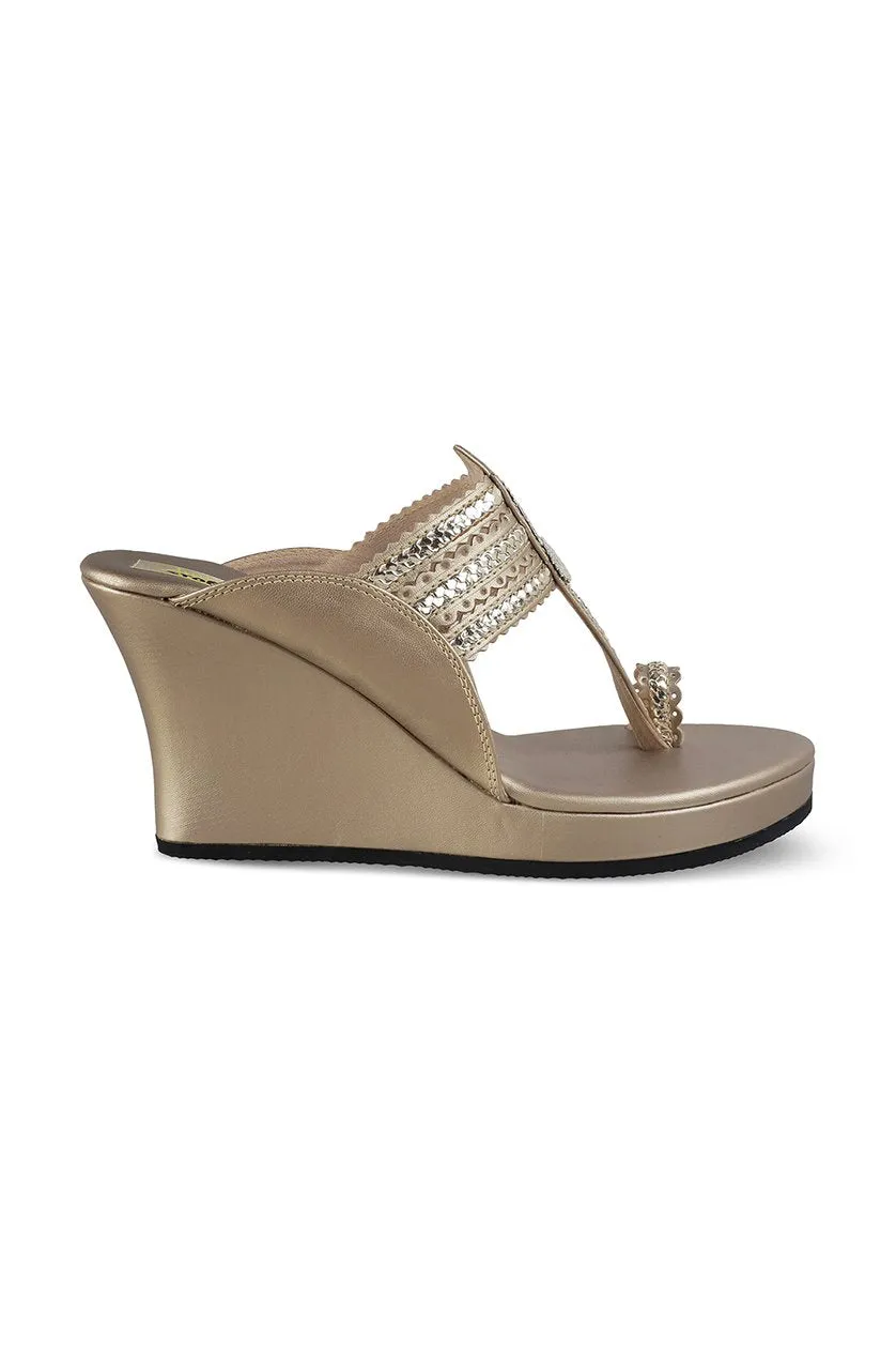 Classic High K Wedge Antique gold