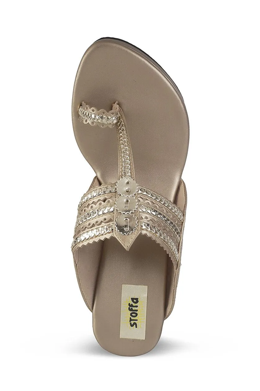 Classic High K Wedge Antique gold