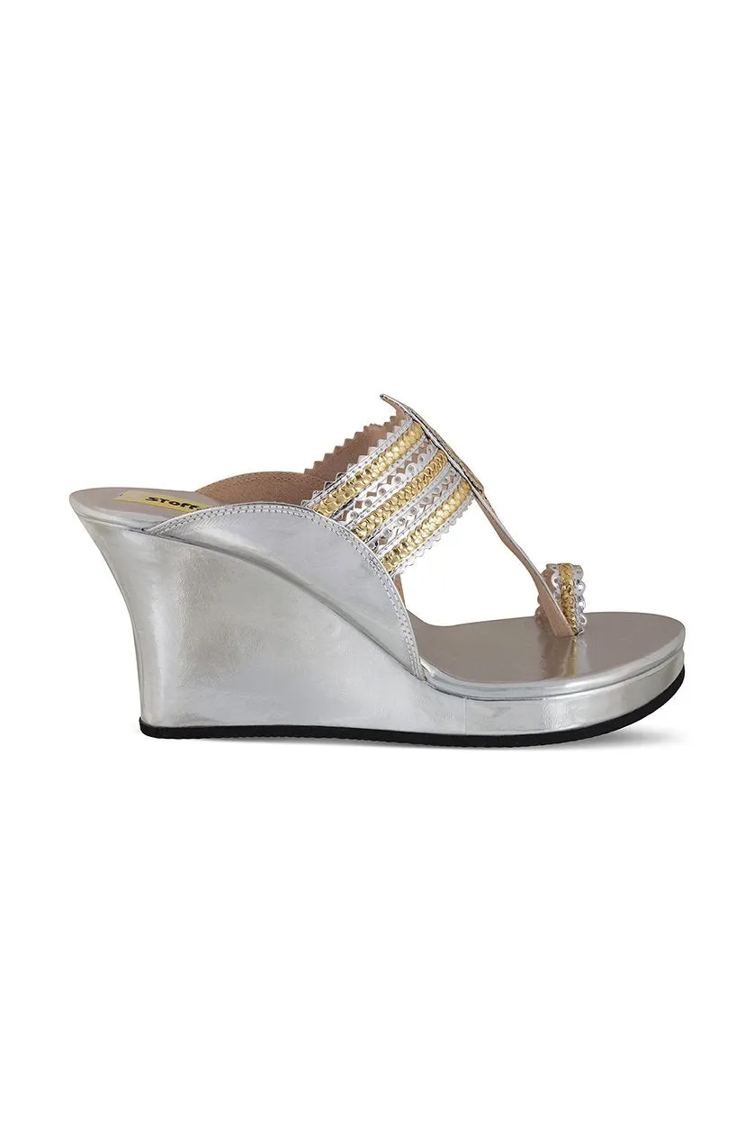 Classic High K Wedge Taupe