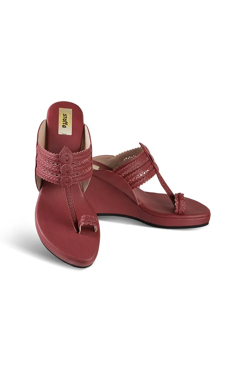 Classic High K Wedge Taupe