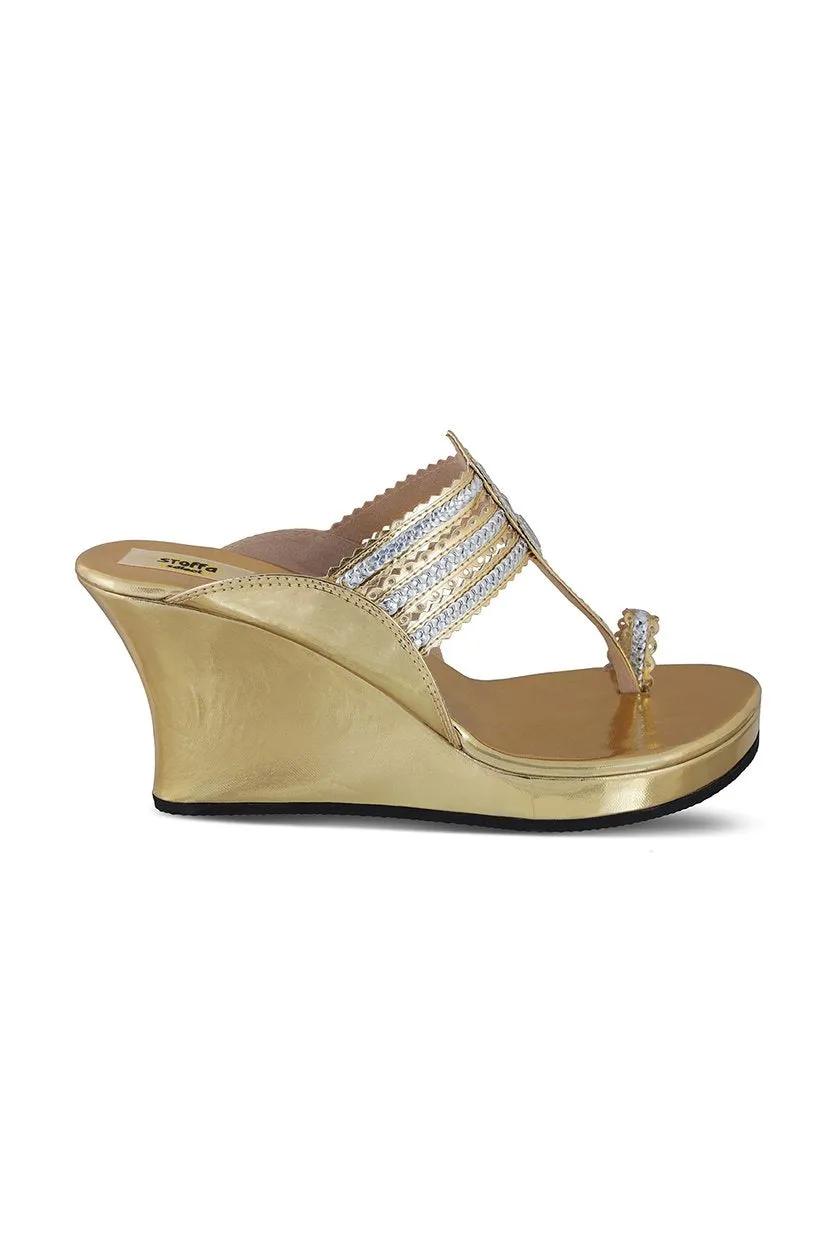 Classic High K Wedge Taupe