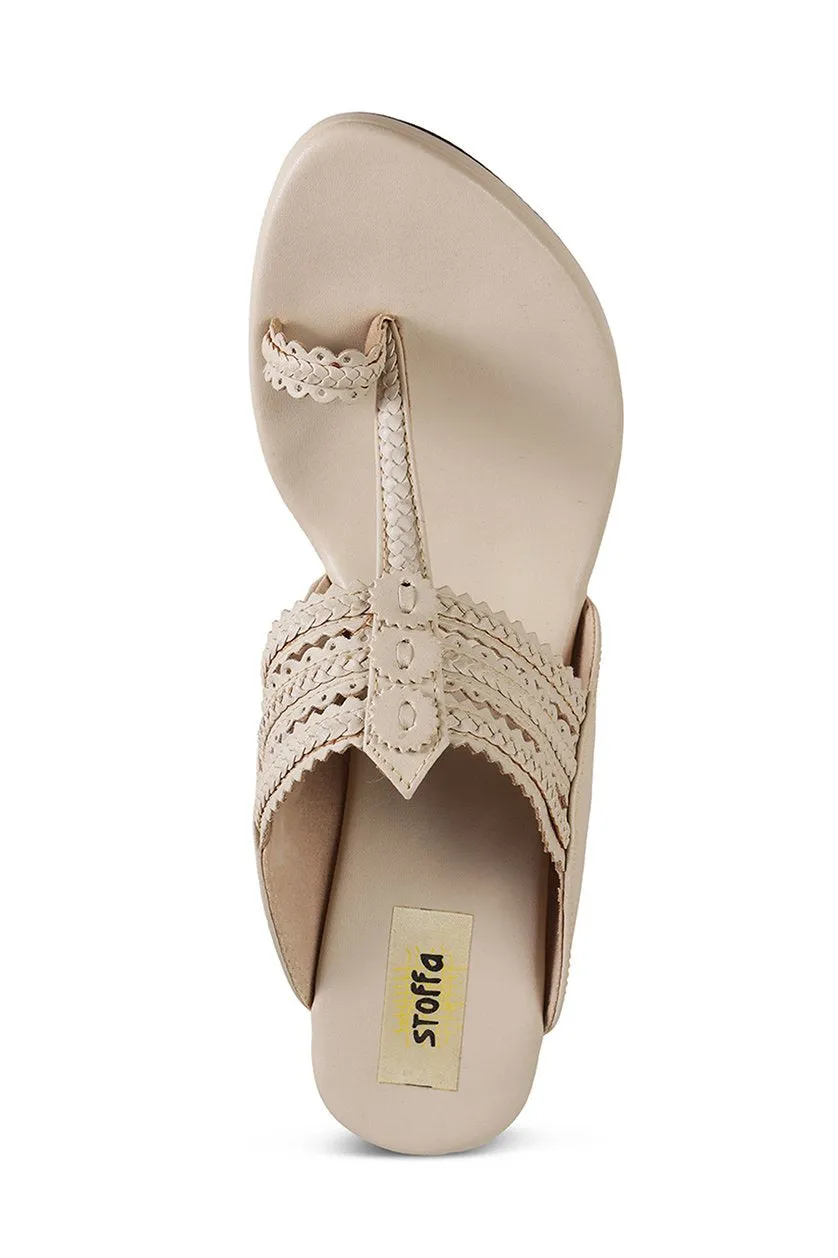 Classic High K Wedge Taupe