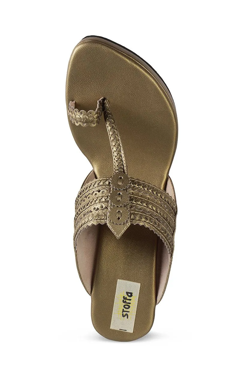 Classic High K Wedge Taupe