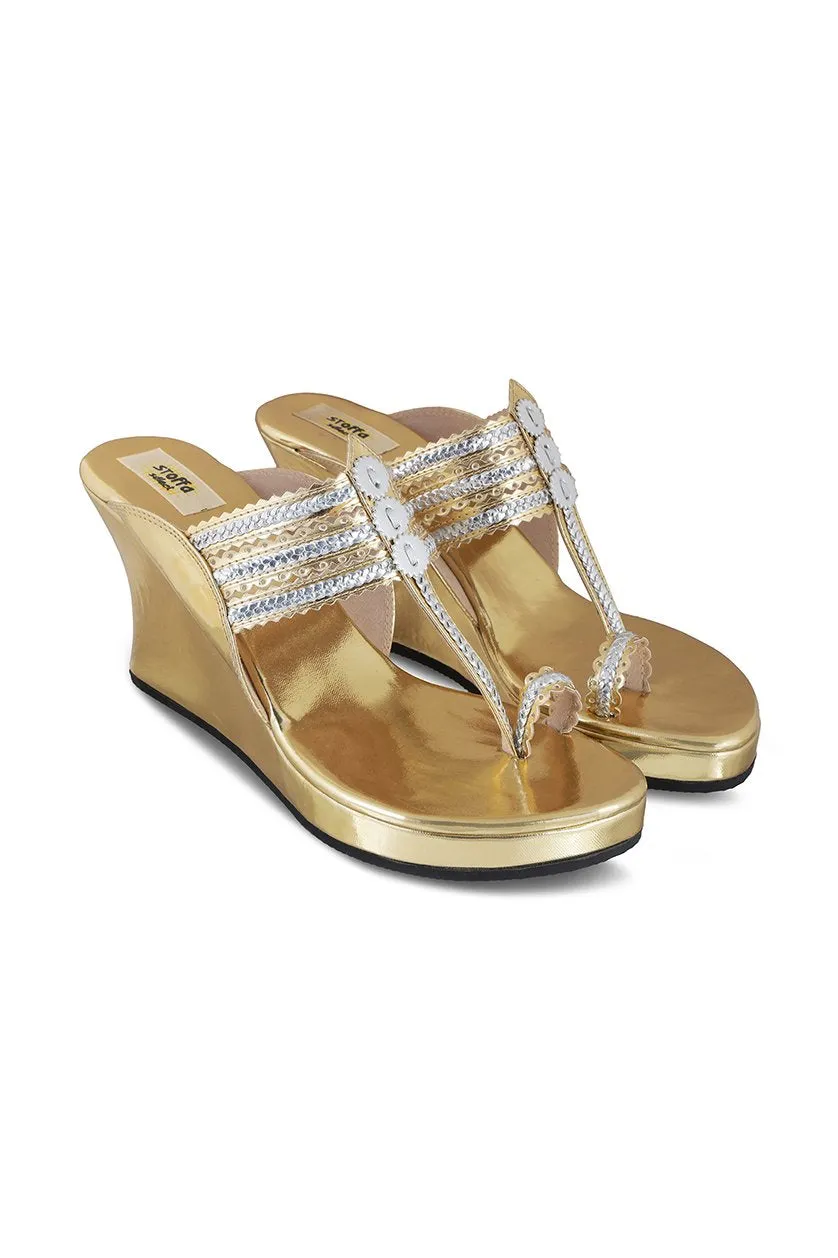 Classic High K Wedge Taupe