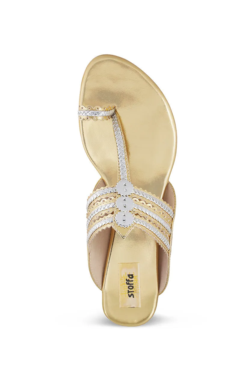 Classic Low K Wedge Champagne