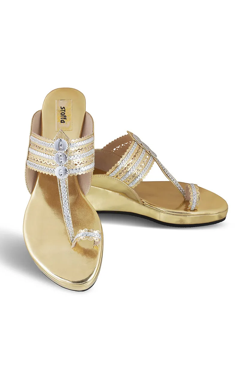 Classic Low K Wedge Champagne