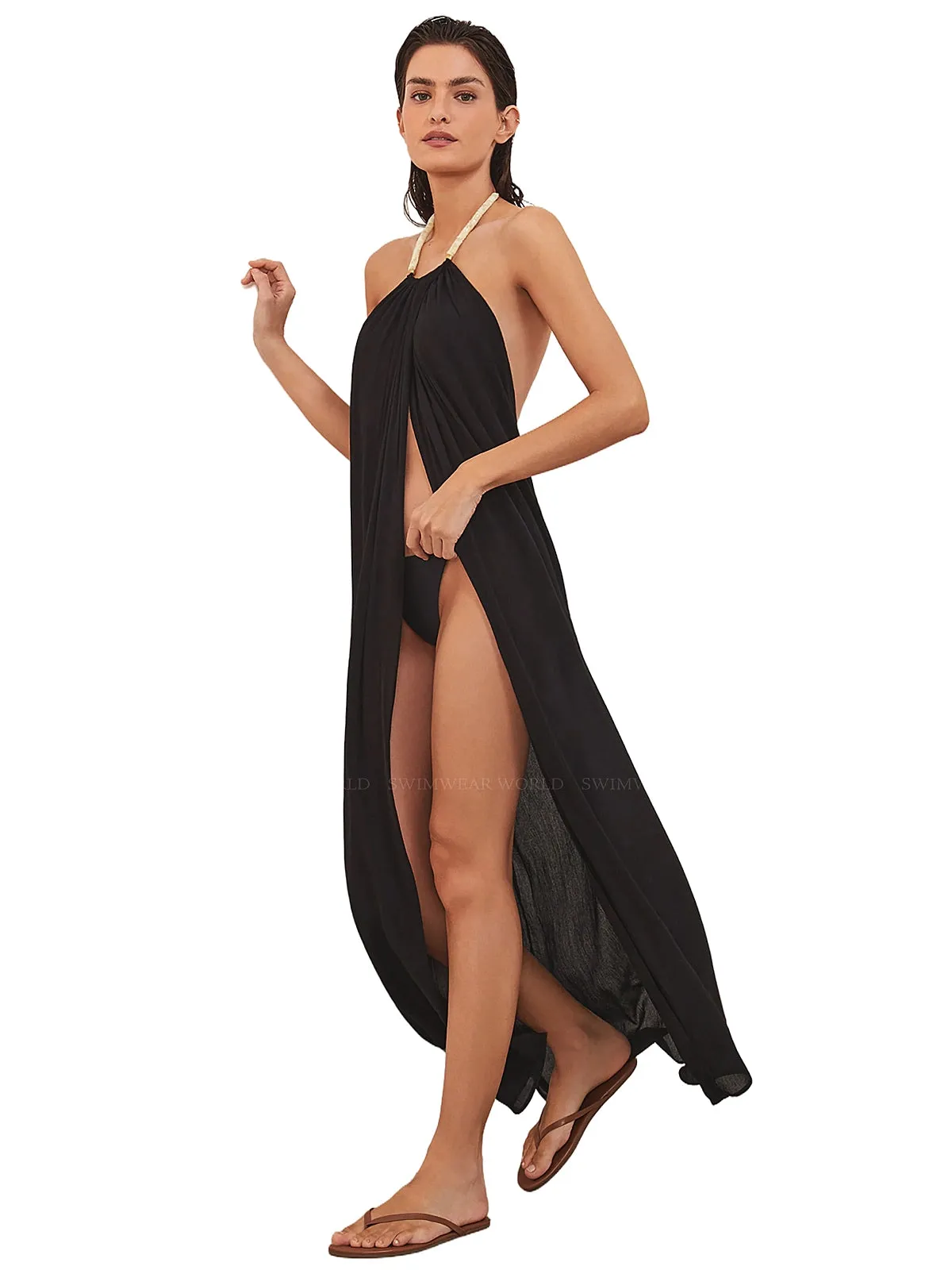 Cloe Detail Long Cover Up