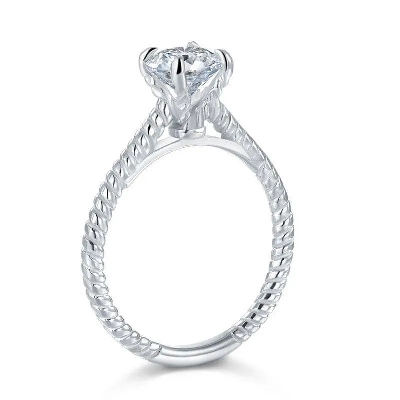 Created Diamond Engagement 2-PC Twist Solitaire Ring Set