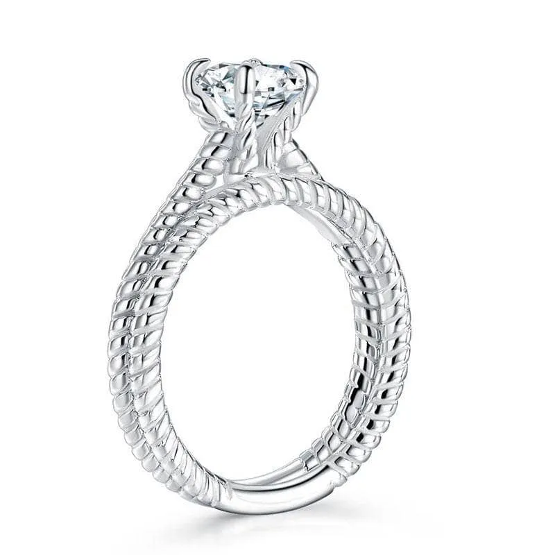 Created Diamond Engagement 2-PC Twist Solitaire Ring Set