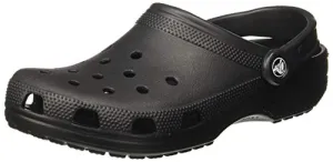 crocs Unisex Adult Classic Black Clog-8 Men/ 9 UK Women (M9W11) (10001-001)