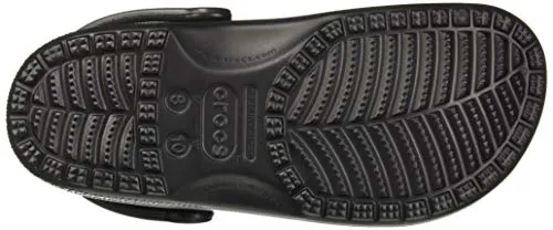 crocs Unisex Adult Classic Black Clog-8 Men/ 9 UK Women (M9W11) (10001-001)