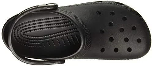 crocs Unisex Adult Classic Black Clog-8 Men/ 9 UK Women (M9W11) (10001-001)