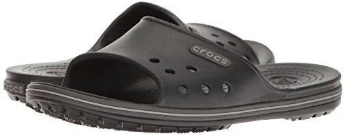 crocs Unisex-Adult Crocband Ii Slide Black/Graphite Slipper-7 Men/ 8 UK Women (M8W10) (204108)