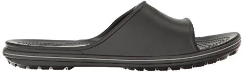 crocs Unisex-Adult Crocband Ii Slide Black/Graphite Slipper-7 Men/ 8 UK Women (M8W10) (204108)