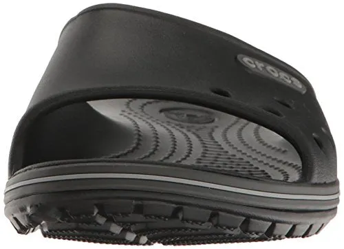 crocs Unisex-Adult Crocband Ii Slide Black/Graphite Slipper-7 Men/ 8 UK Women (M8W10) (204108)