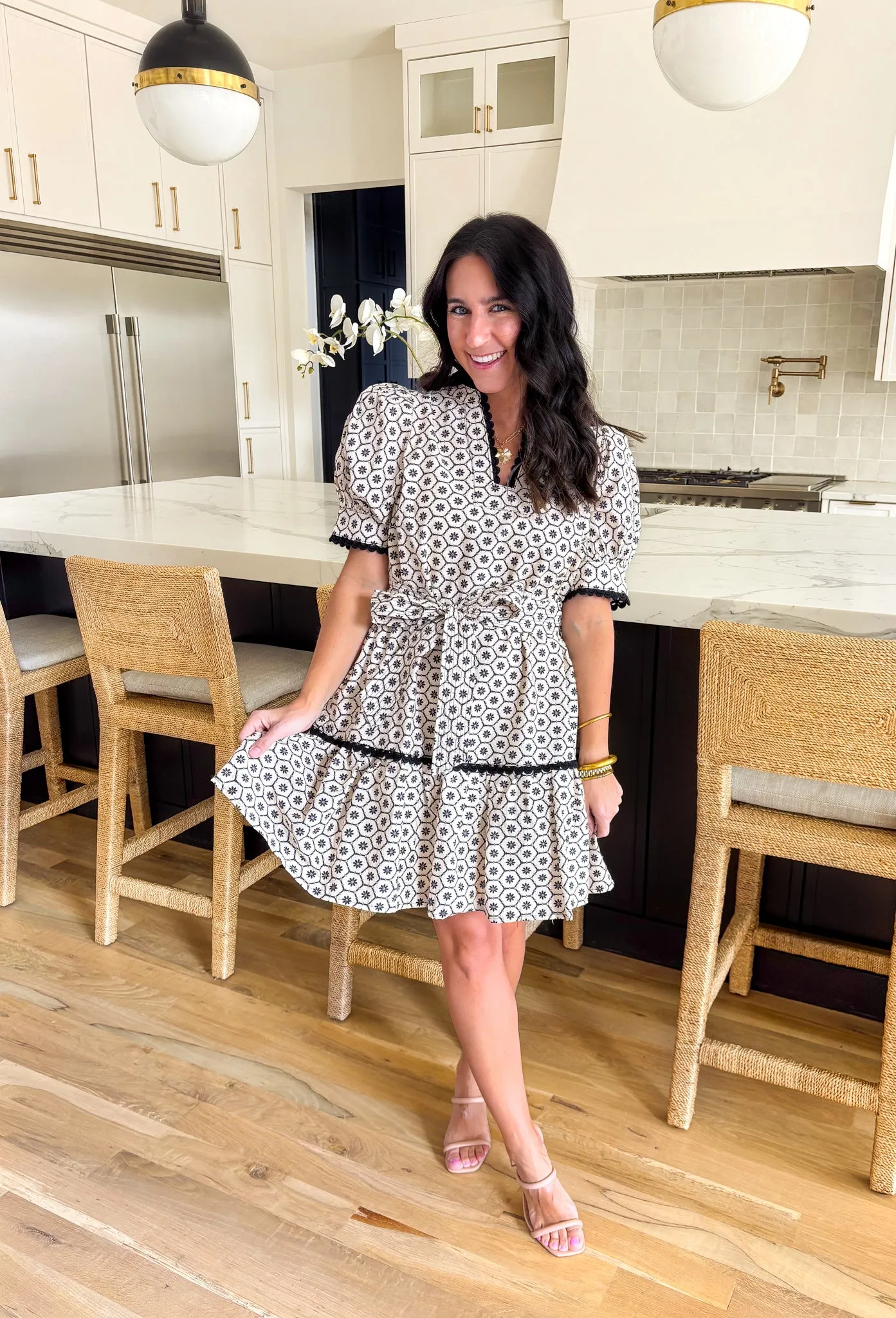 Date Night In France Floral Dress