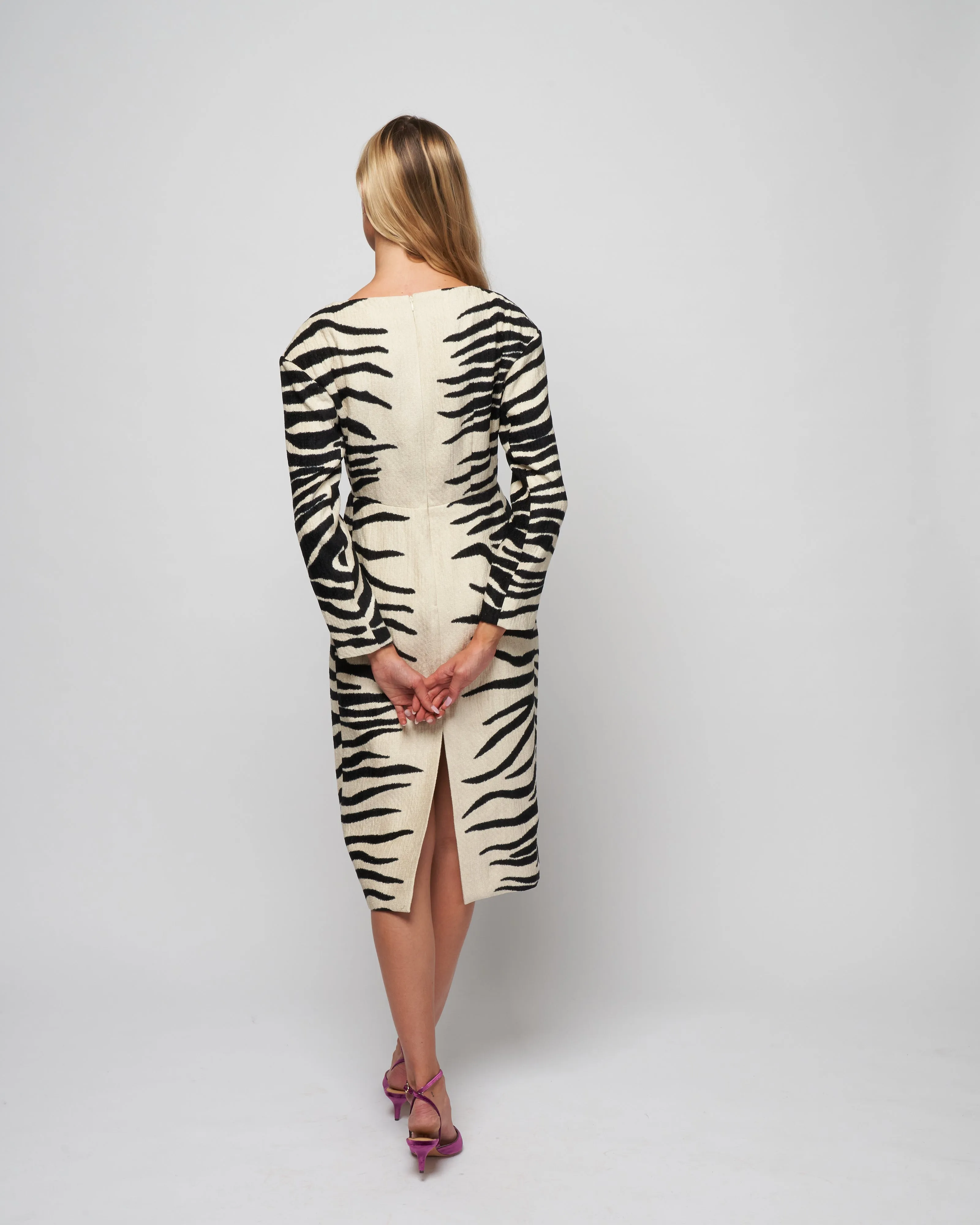debra dress - ecru