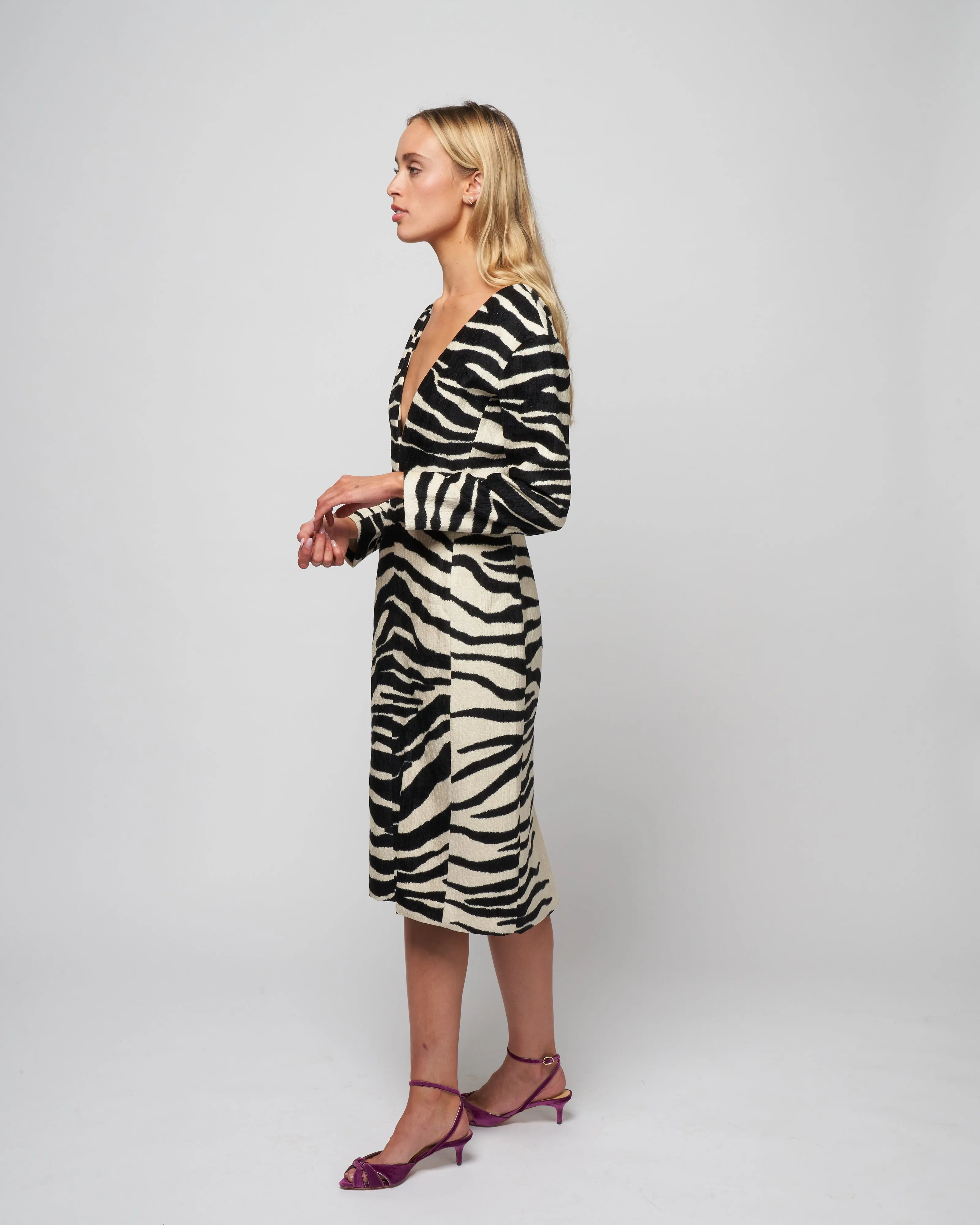 debra dress - ecru