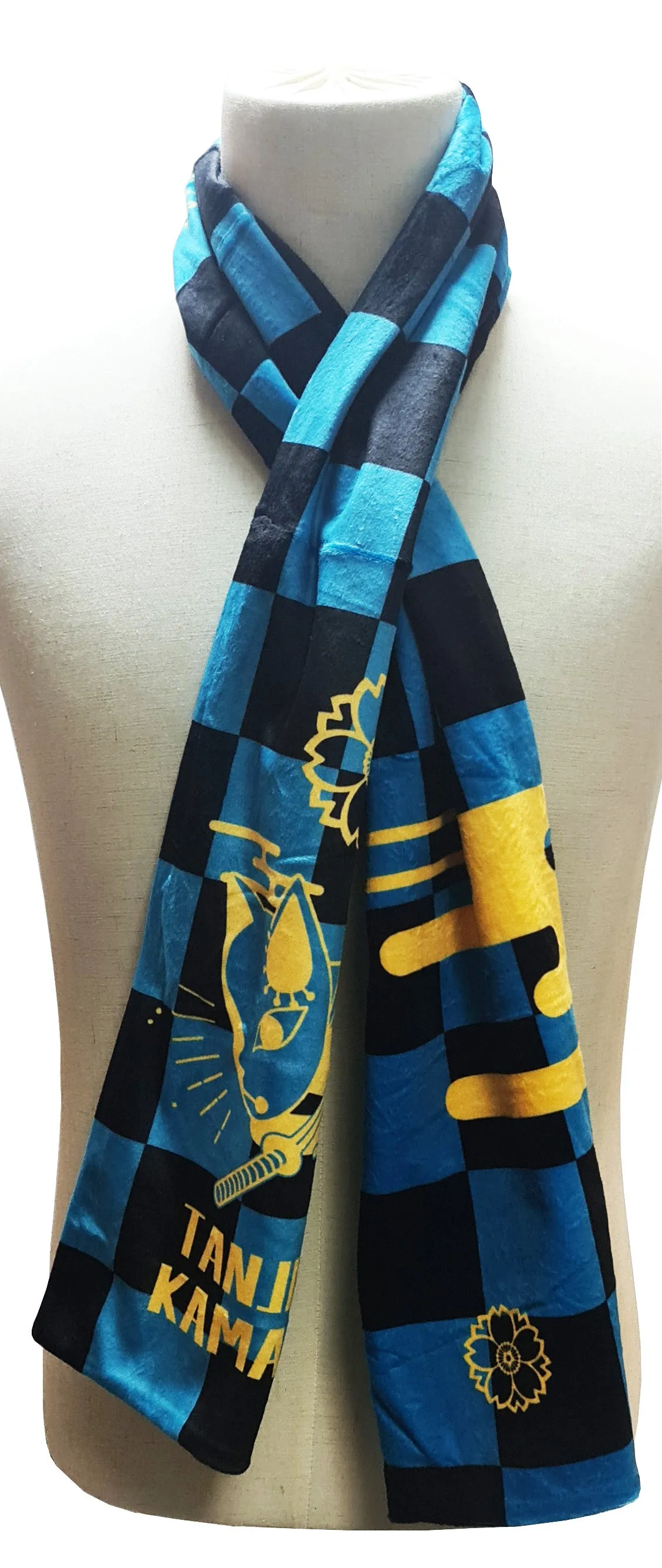 Demon Slayer velvet scarf