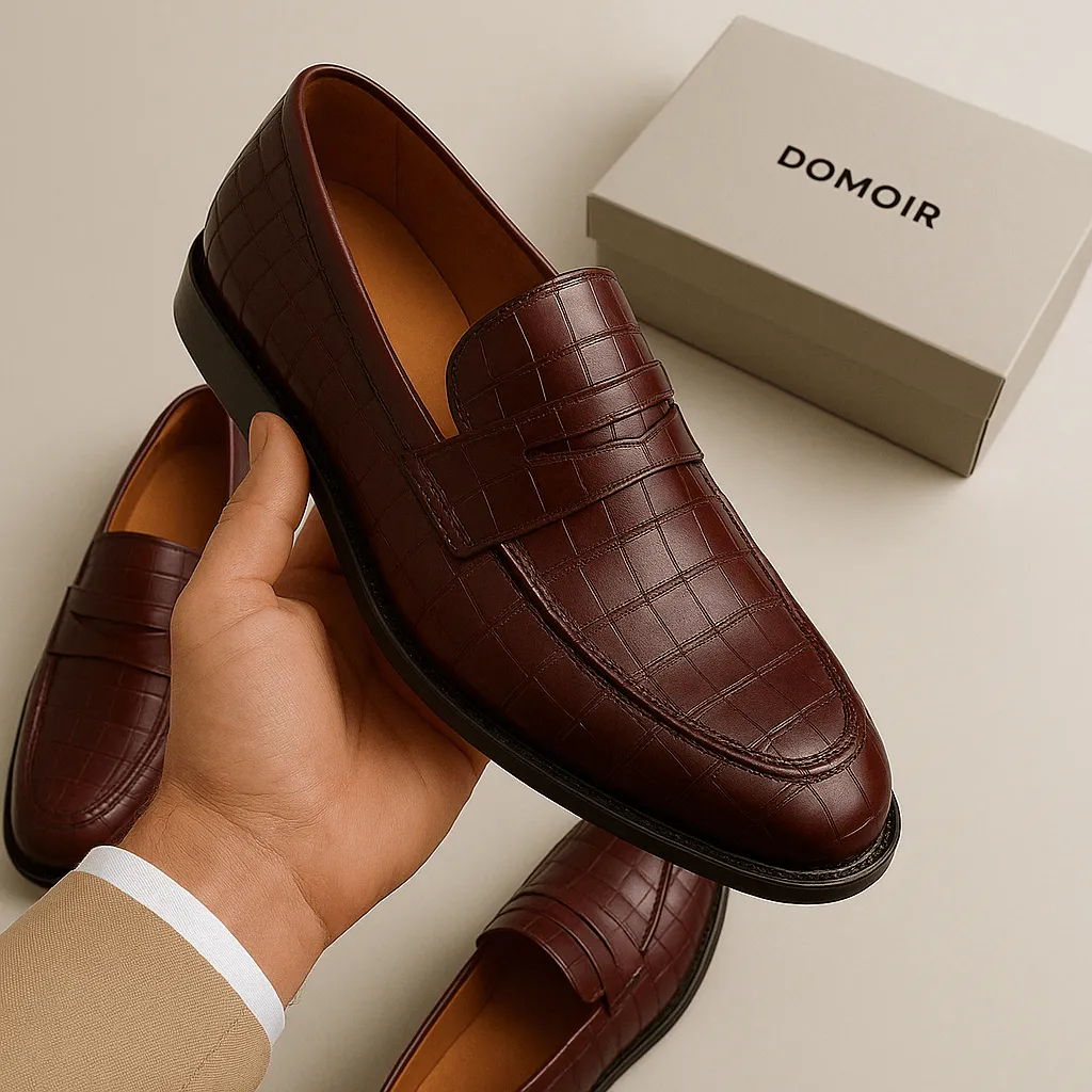 Domoir | Alligator Leather Loafers