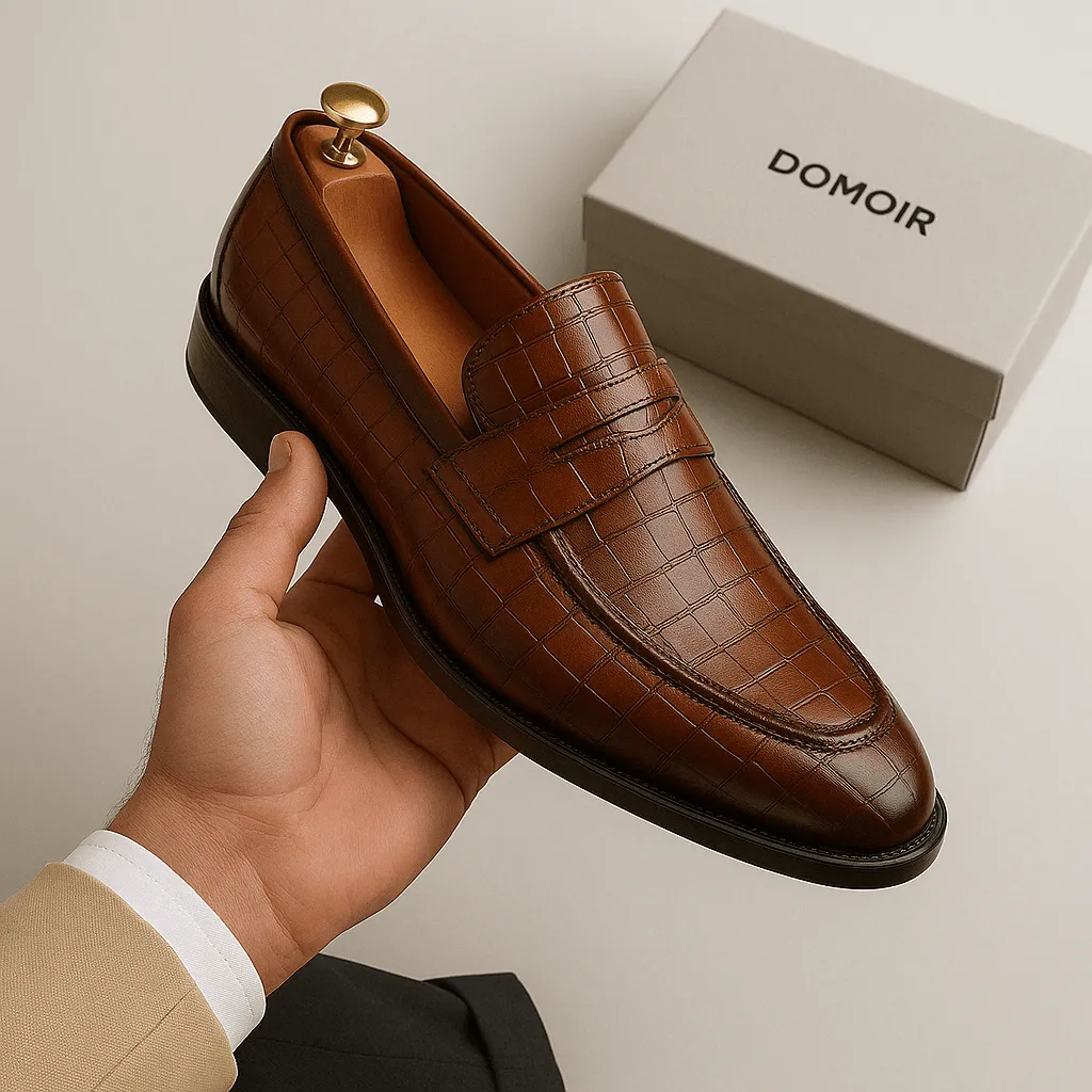 Domoir | Alligator Leather Loafers