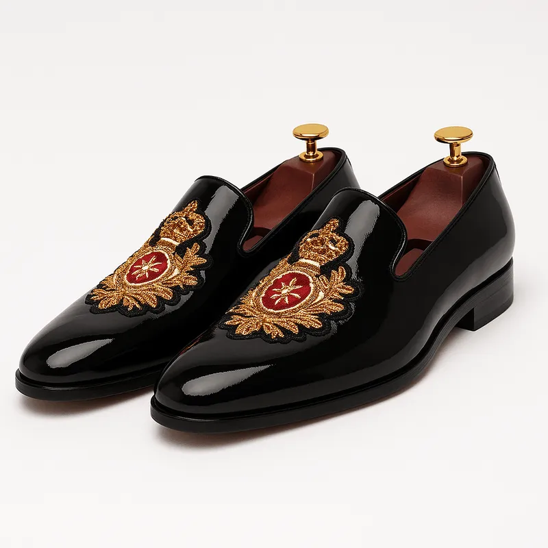 Domoir | Elegant Patent Loafers