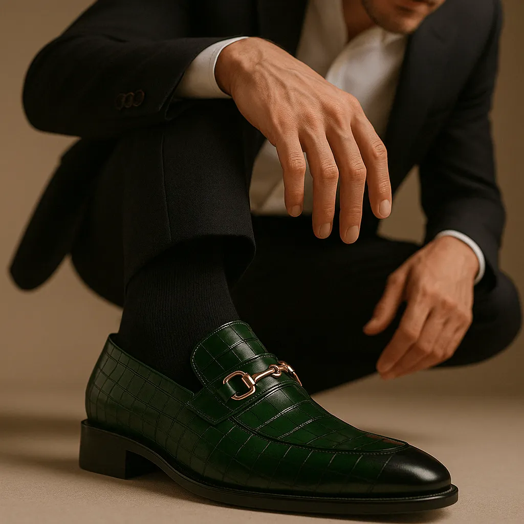 Domoir | Premium Crocodile Loafers