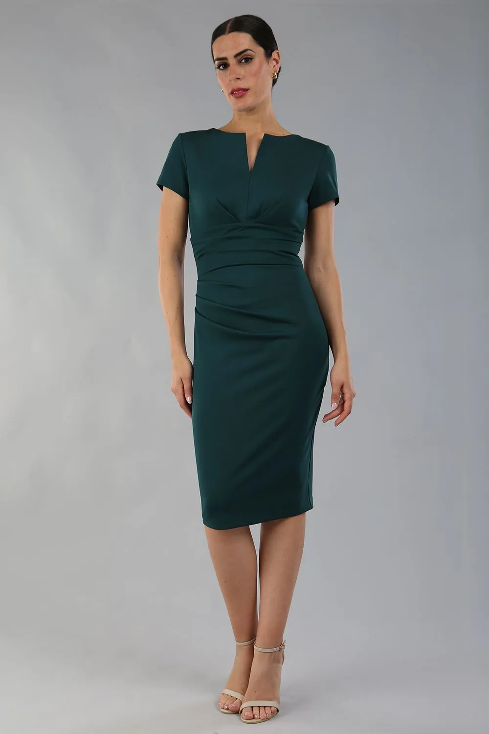 Donna Short Sleeved Pencil Dress