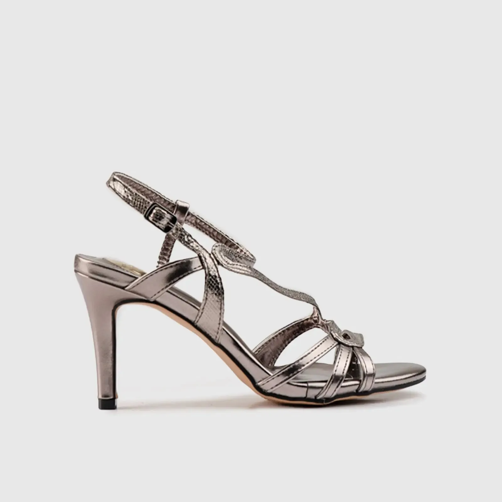 Dress Evening Sandal 01607 Pewter