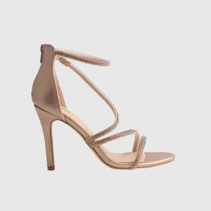 Dress Heel Evening Sandal Gold 01601