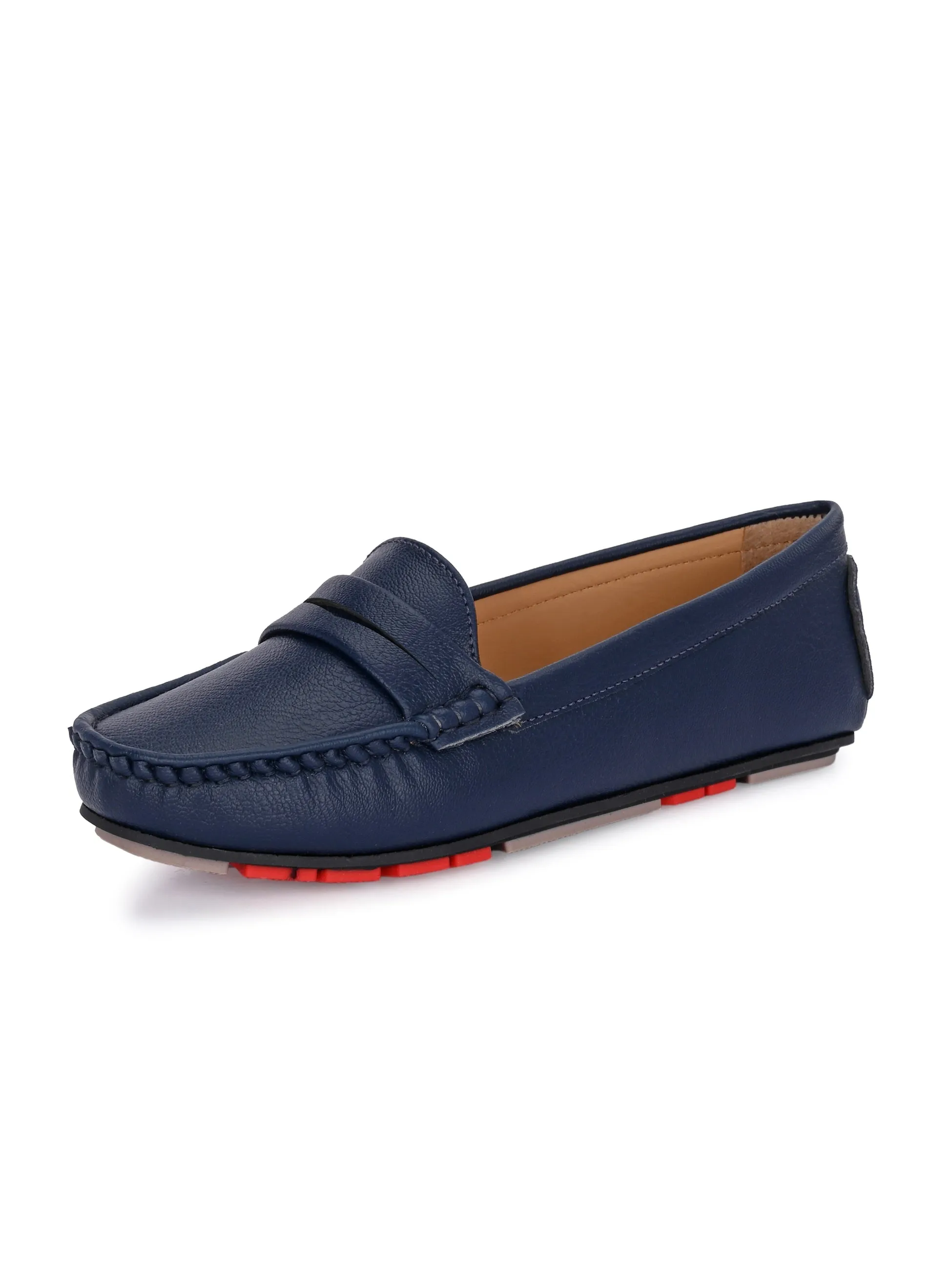 El PASO Square Toe Lightweight Loafers For Women