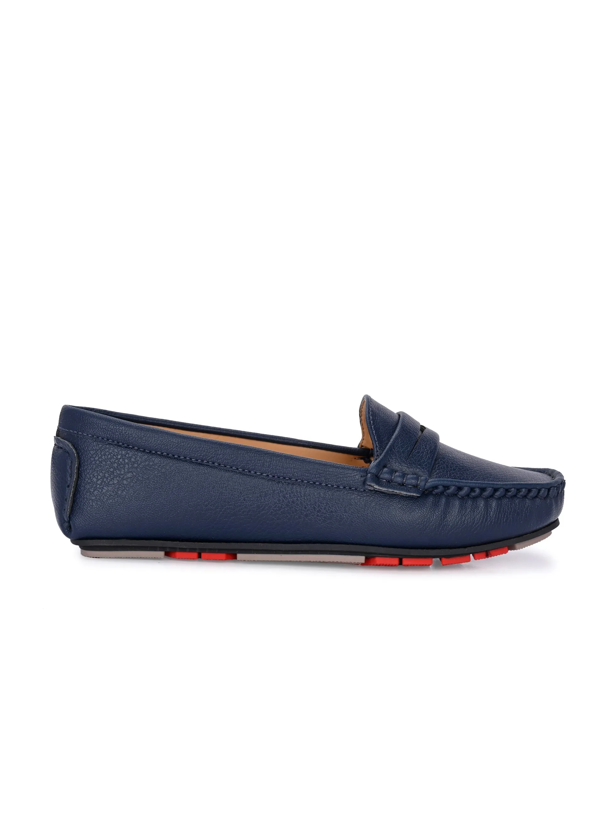 El PASO Square Toe Lightweight Loafers For Women