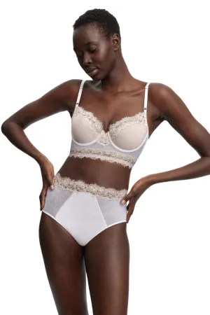 Entice High Waisted Brief - White