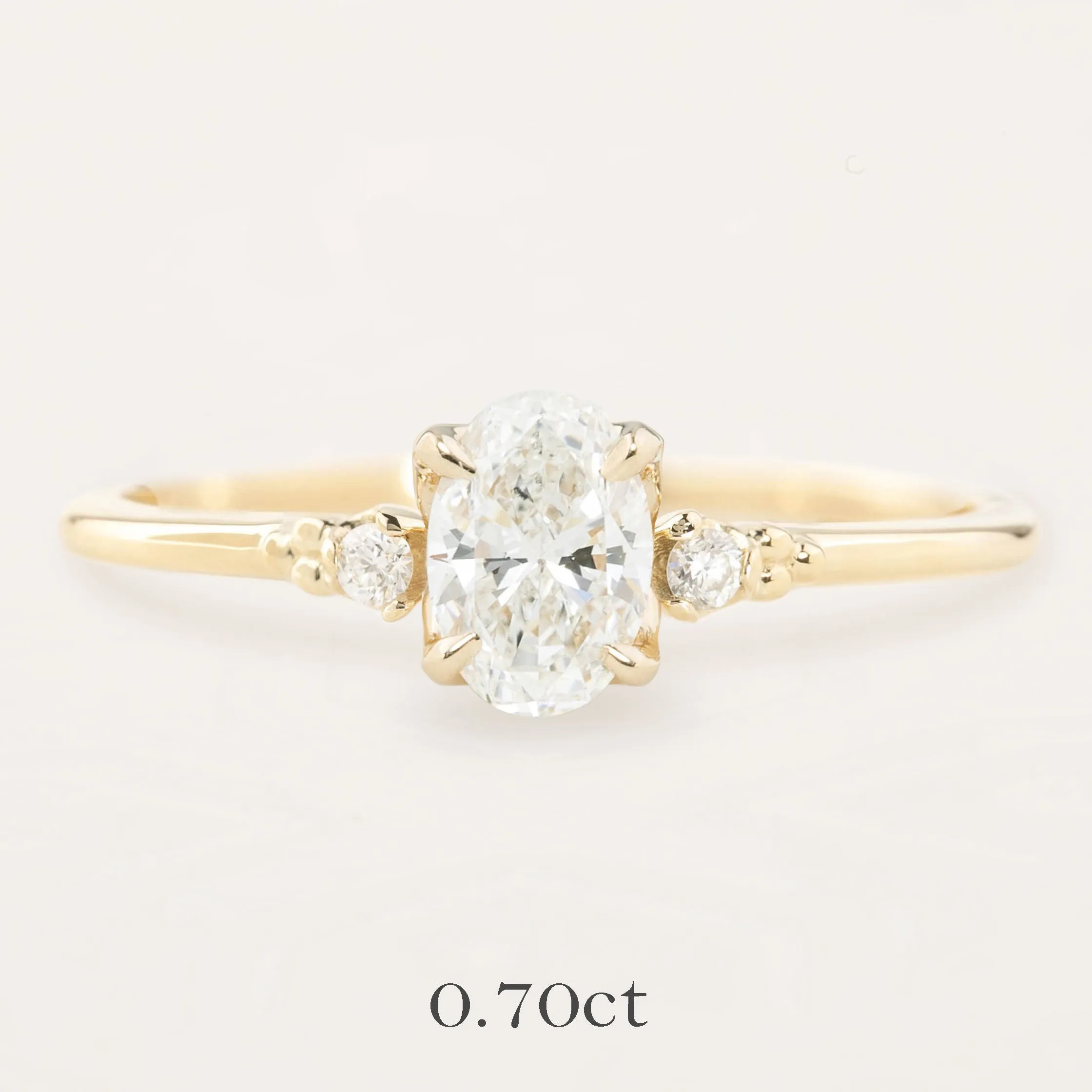 Estel Ring, Oval Brilliant Cut Diamond