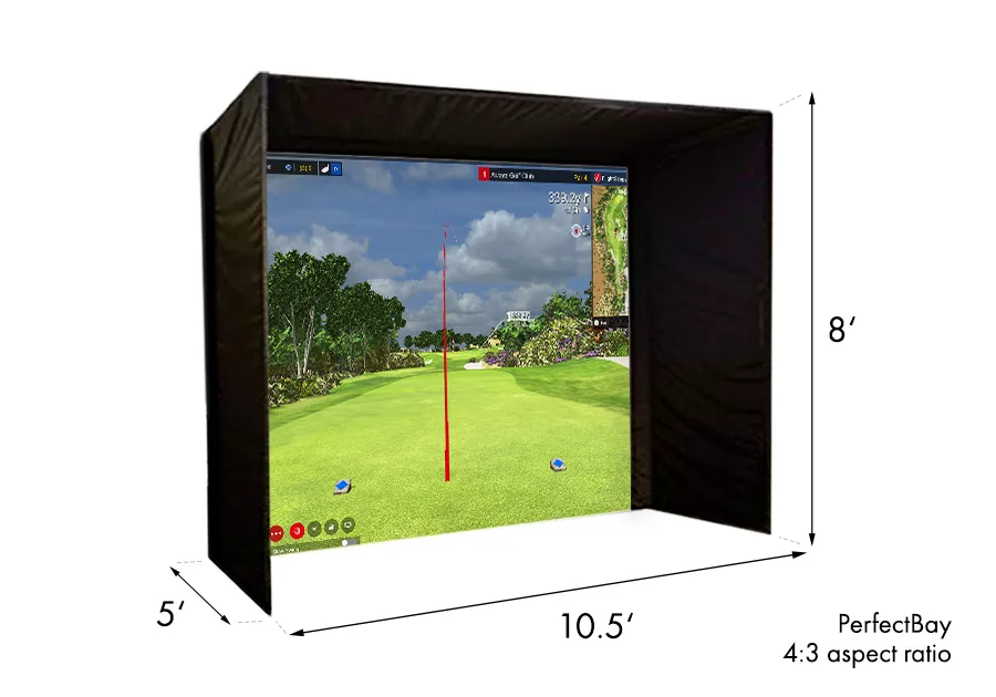 FlightScope X3 PerfectBay Golf Simulator Package