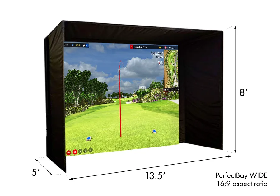 FlightScope X3 PerfectBay Golf Simulator Package