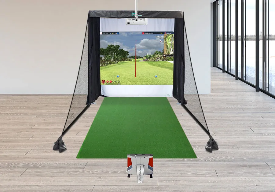 FlightScope X3 Premium Golf Simulator Package