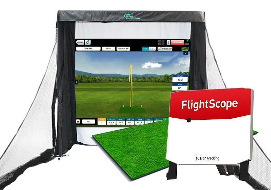 FlightScope X3 Premium Golf Simulator Package