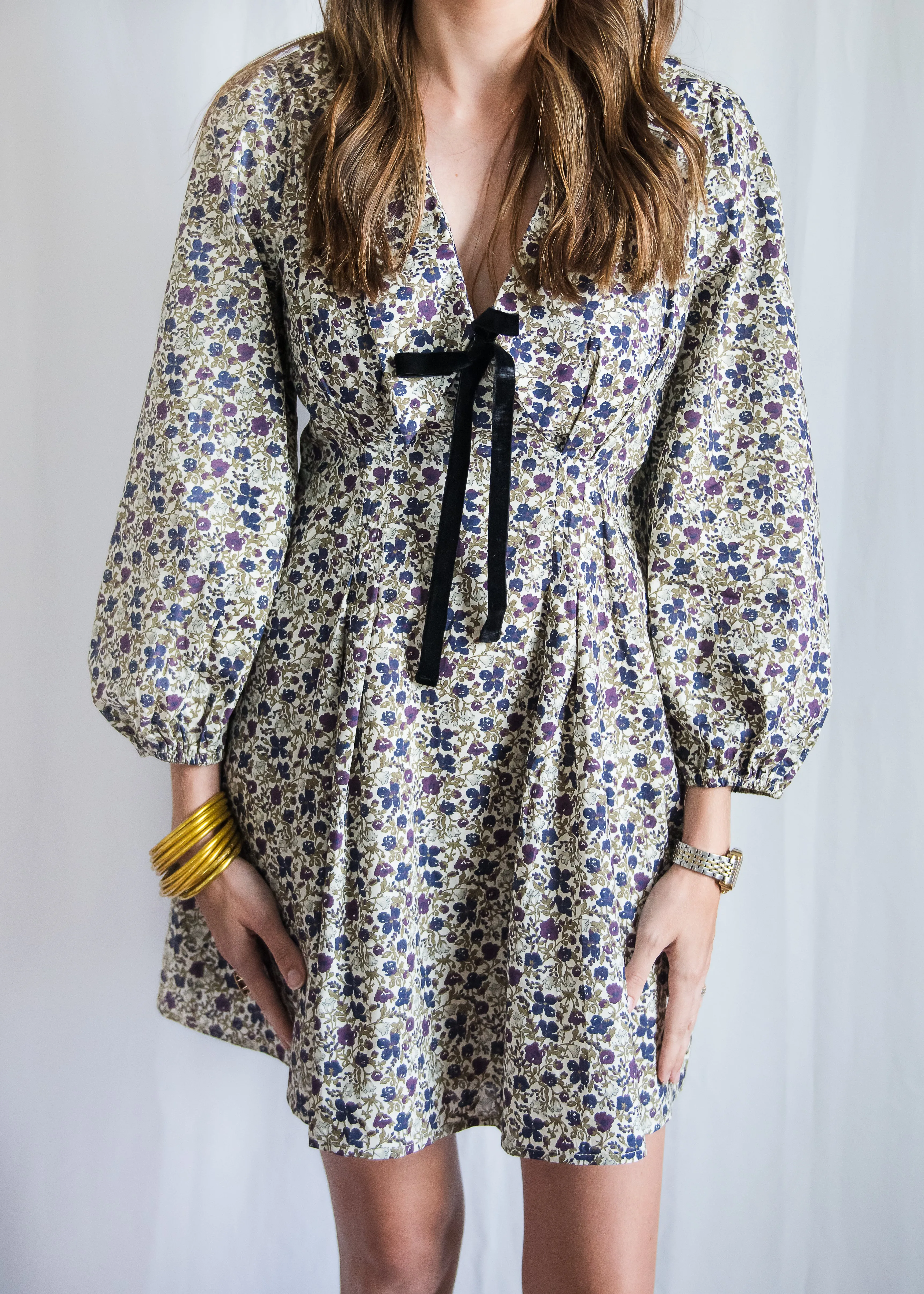 Flora   Velvet Dress