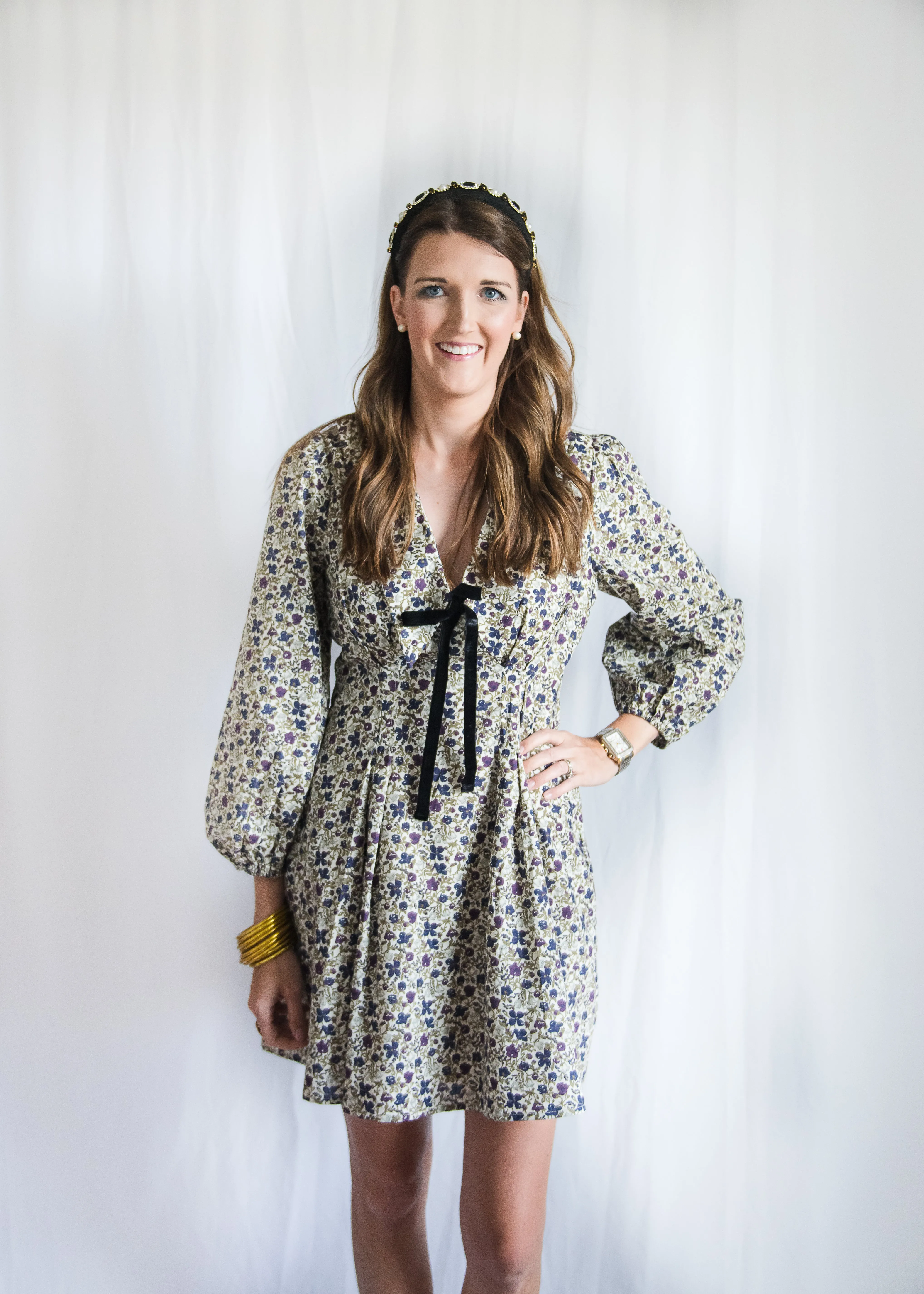 Flora   Velvet Dress