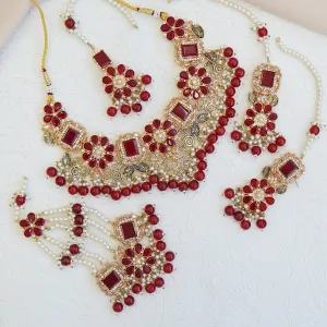 Gemstones & Zircones Bridal Set
