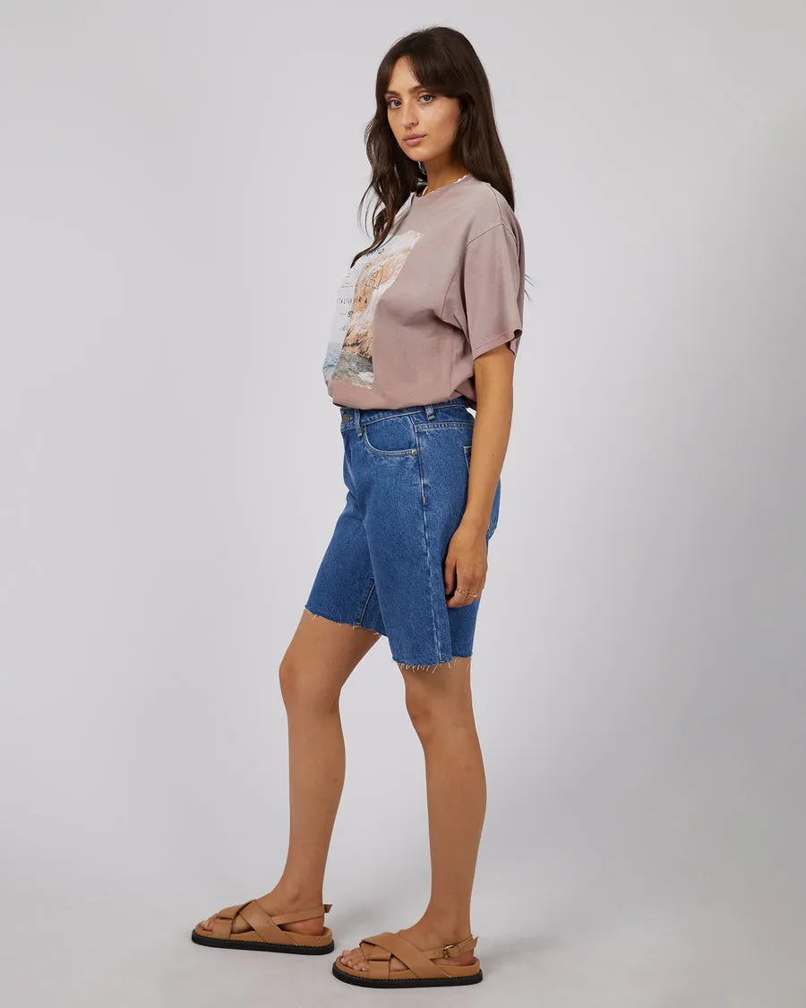 Genoa O/S Tee| Fawn