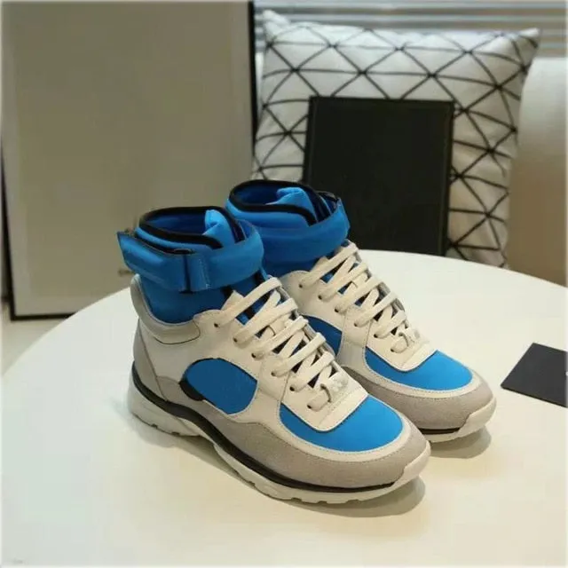 Genuine Leather woman Sneakers Trainers Zapatos deportivos Scarpe da allenamento Chaussures de sport Christmas Gift