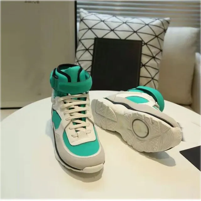 Genuine Leather woman Sneakers Trainers Zapatos deportivos Scarpe da allenamento Chaussures de sport Christmas Gift
