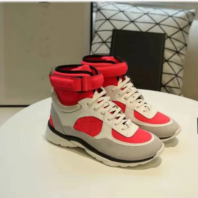 Genuine Leather woman Sneakers Trainers Zapatos deportivos Scarpe da allenamento Chaussures de sport Christmas Gift
